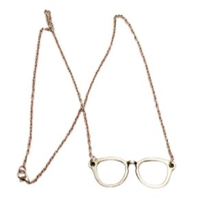 Nwot Silver Sunglass Necklace Opthamology Librarian